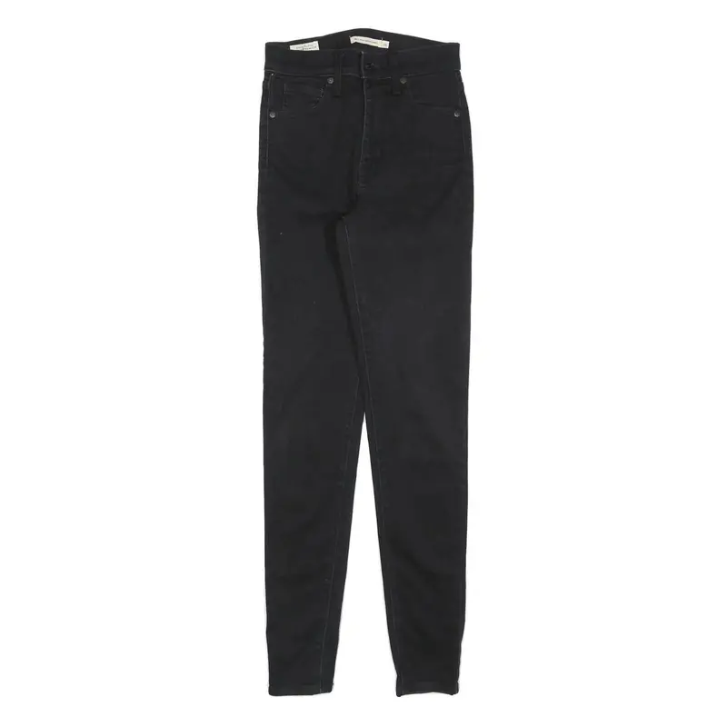 Levi's Womens Black Slim Skinny Denim Jeans Cotton Blend W26 L32 Stretch Comfort 1