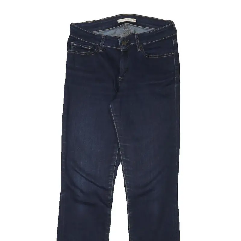 Levi's Womens Blue Regular Straight Denim Medium W28 L29 Classic Cotton Blend 2