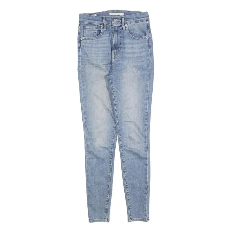 Levi's Womens Blue Slim Skinny Denim Light W25 L28 Jeans Stretch Cotton 1