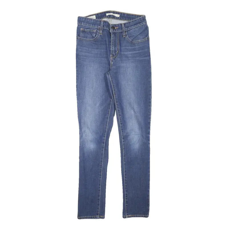 Levi's Womens Blue Slim Skinny Denim Medium W24 L27 Stretch Cotton Blend Jeans 1
