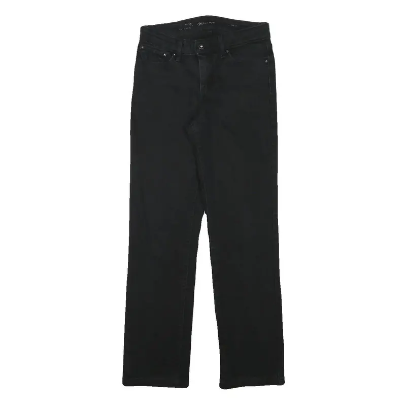Levi's Womens Jeans Black Regular Straight Denim W26 L27 Classic Casual Zip 1