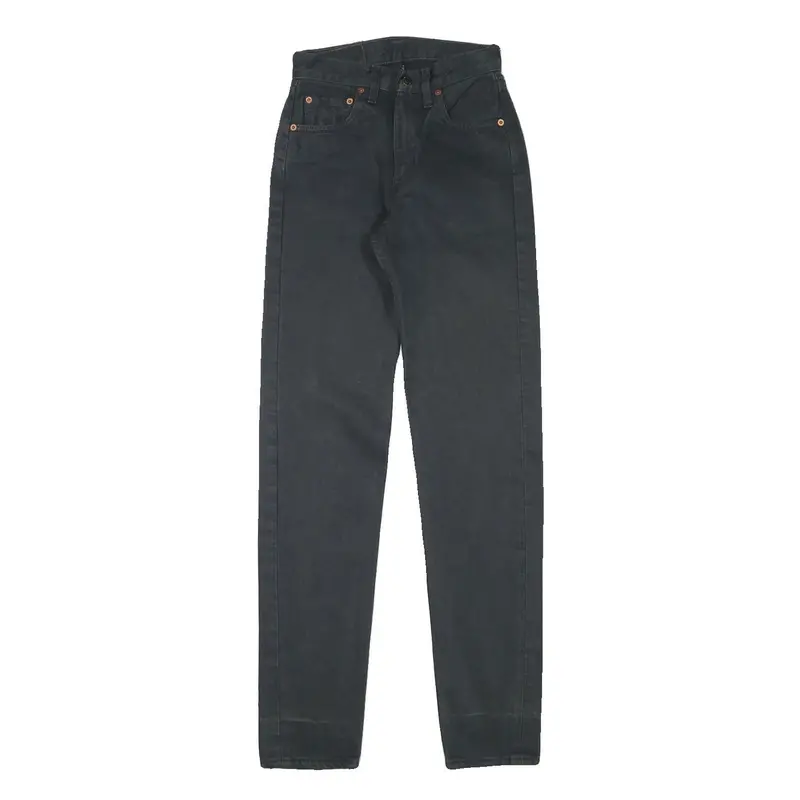 Levi's Womens Jeans Black Slim Skinny Denim Medium W23 L31 Stretch Cotton 1