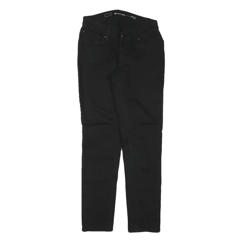 Levi's Womens Jeans Black Slim Skinny Denim Medium W26 L28 Stylish Zip 1