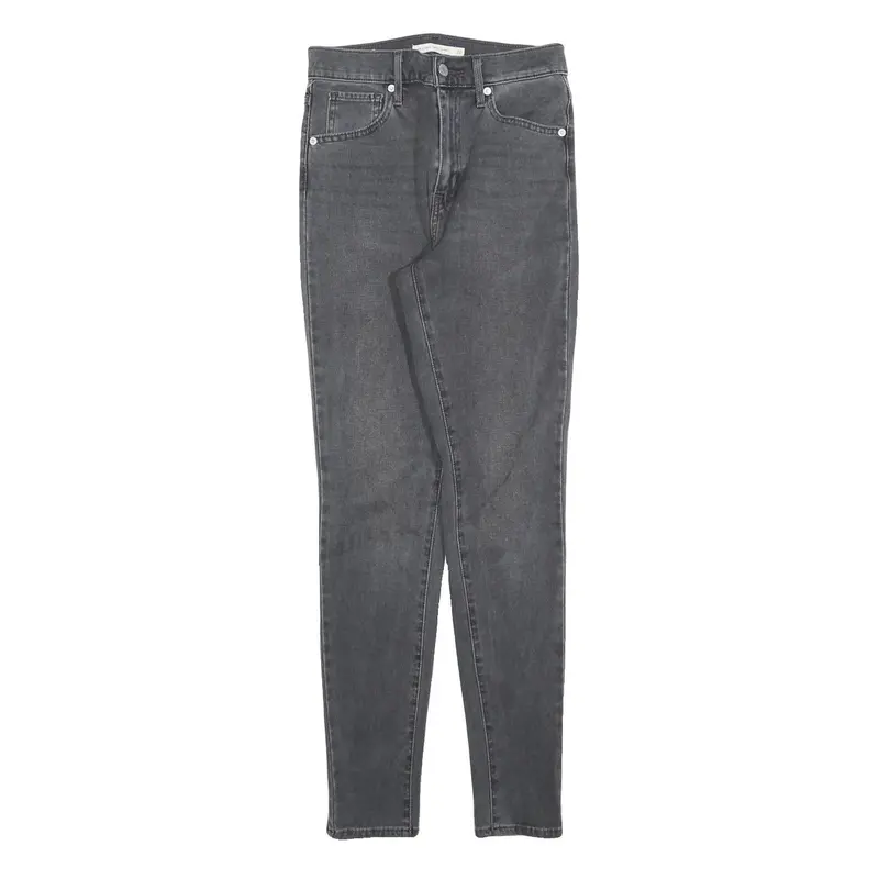 Levi's Womens Jeans Black Slim Skinny Denim Medium W26 L30 Stretch 1