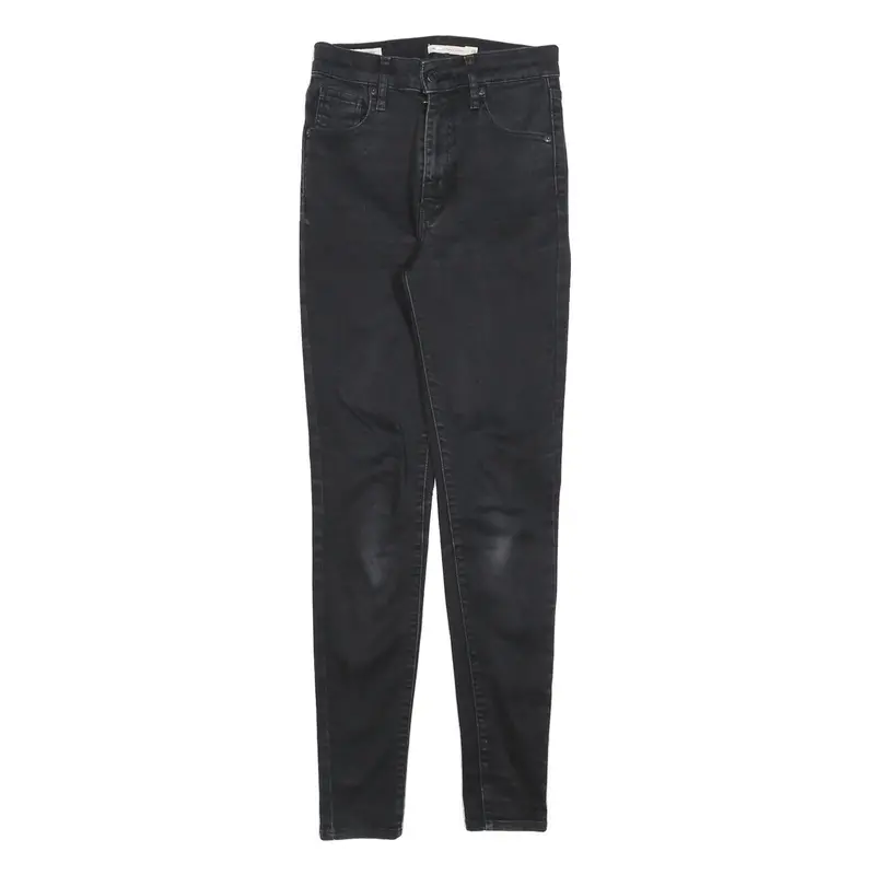 Levi's Womens Jeans Black Slim Skinny Denim Medium W26 L30 Stretch Cotton Blend 1
