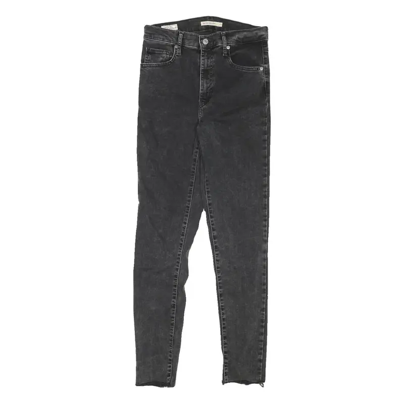 Levi's Womens Jeans Black Slim Skinny Denim Medium W27 L29 Stretch Cotton Blend 1