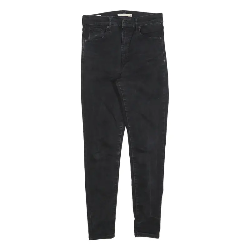 Levi's Womens Jeans Black Slim Skinny Denim Medium W29 L30 Zip Closure Classic 1