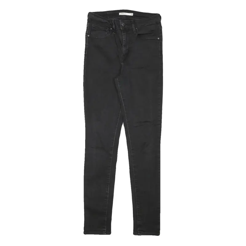 Levi's Womens Jeans Black Slim Skinny Denim Rinse W26 L28 Stretch Cotton Blend 1