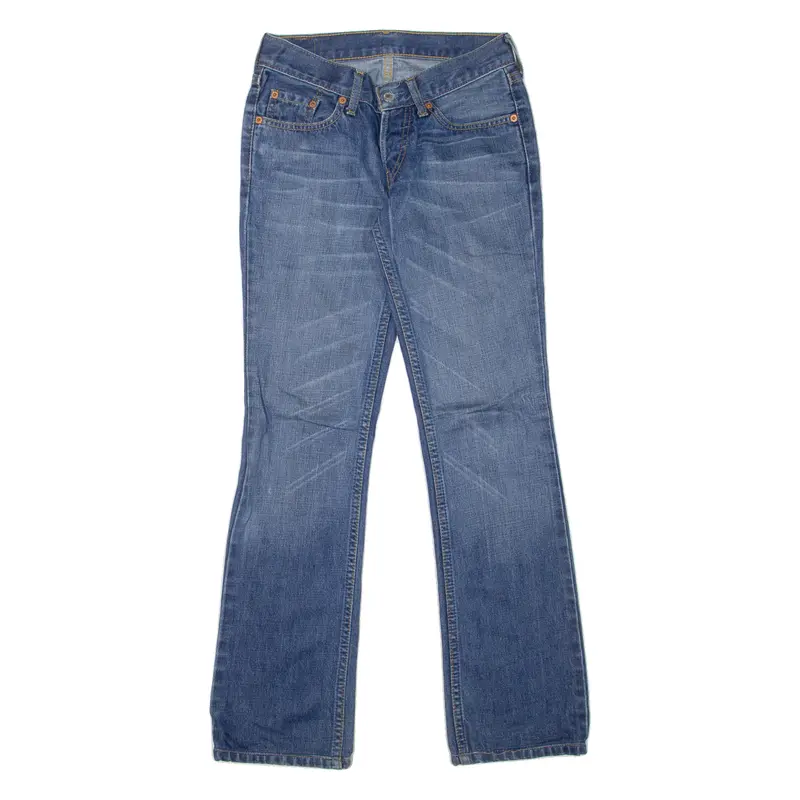 Levi's Womens Jeans Blue Regular Bootcut Stone Wash W25 L31 1