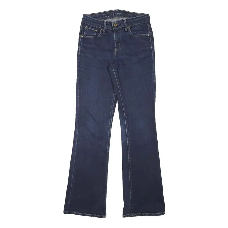 Levi's Womens Jeans Blue Regular Flared Denim Medium W24 L29 Classic Style 1