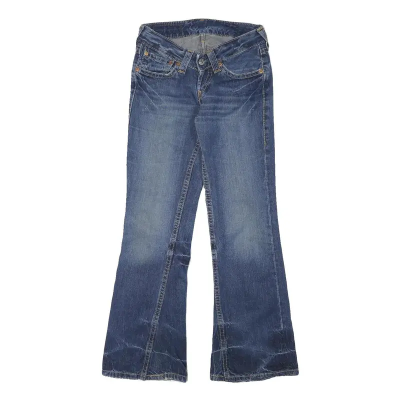 Levi's Womens Jeans Blue Regular Flared Denim Medium W28 L31 Classic Fit Zip 1