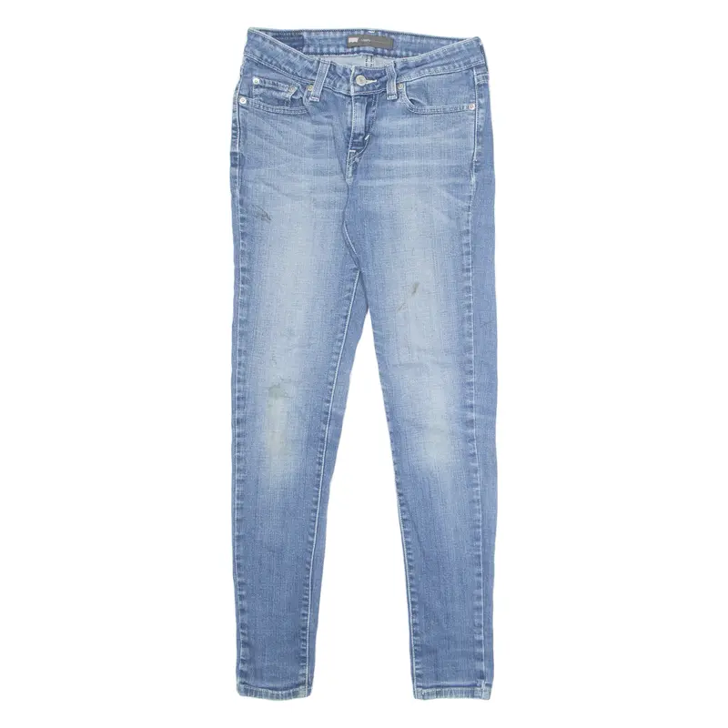 Levi's Womens Jeans Blue Regular Skinny Stone Wash W28 L29 1