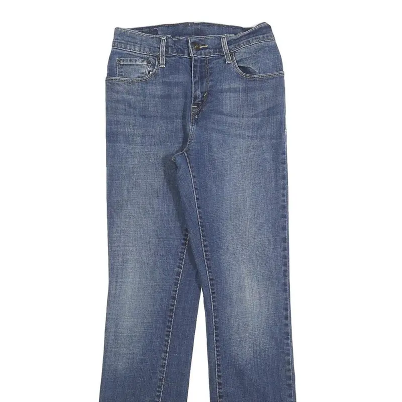 Levi's Womens Jeans Blue Regular Straight Denim Medium W27 L32 Classic Cotton 2