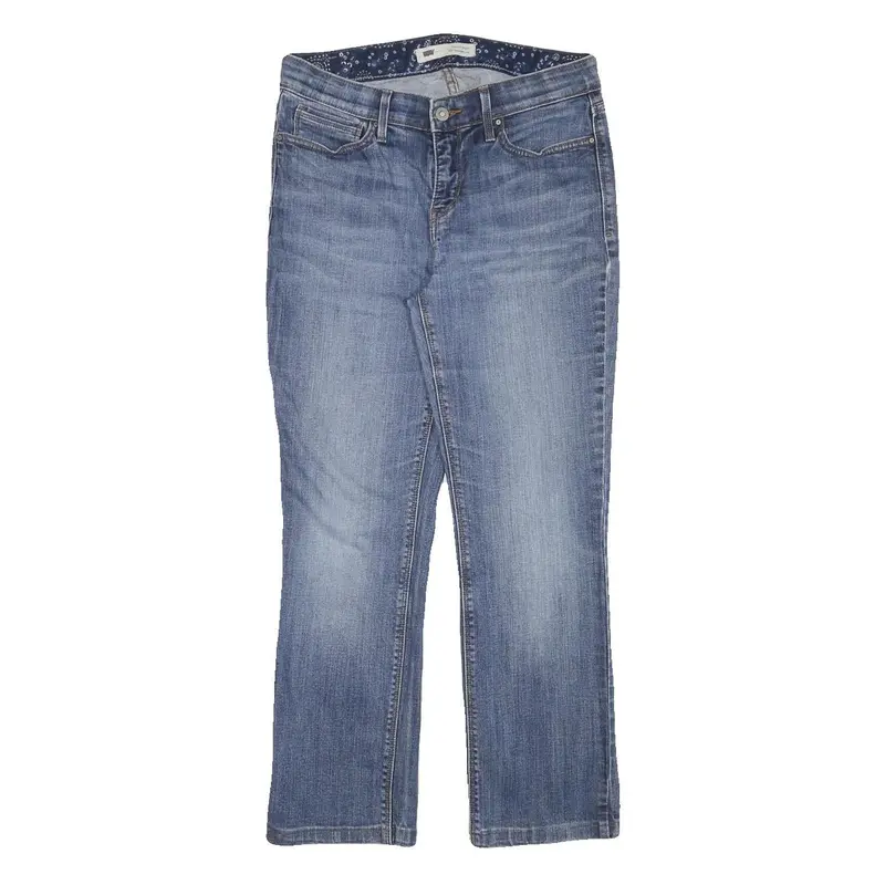 Levi's Womens Jeans Blue Regular Straight Denim Medium W29 L26 Classic Fit 1