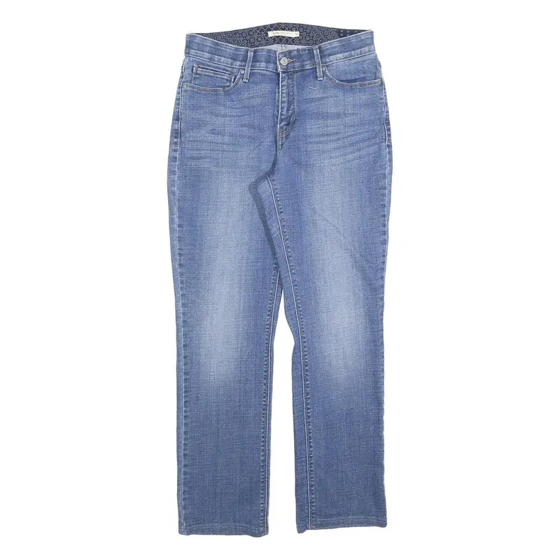 Levi's Womens Jeans Blue Regular Straight Denim Medium W30 L28 Classic Fit 1