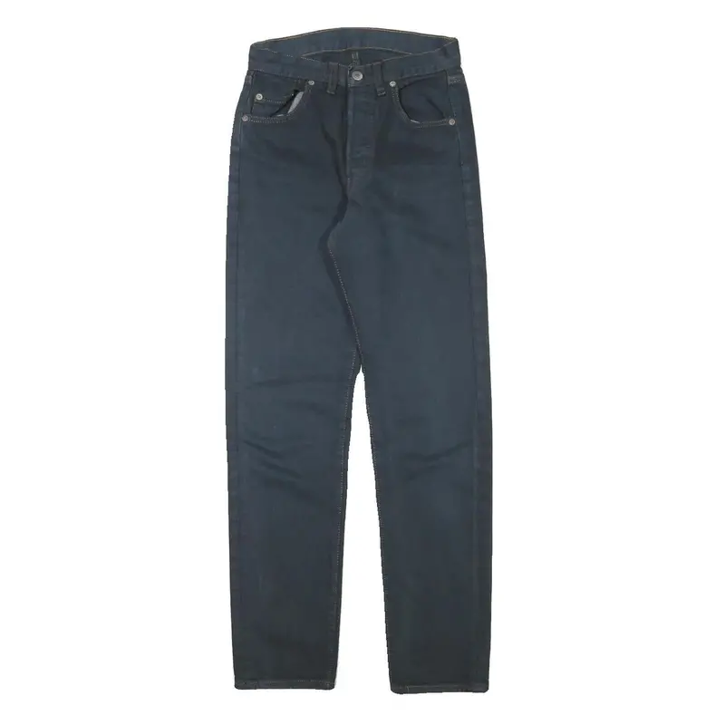 Levi's Womens Jeans Blue Regular Straight Denim W24 L29 Classic Cotton Blend Zip 1