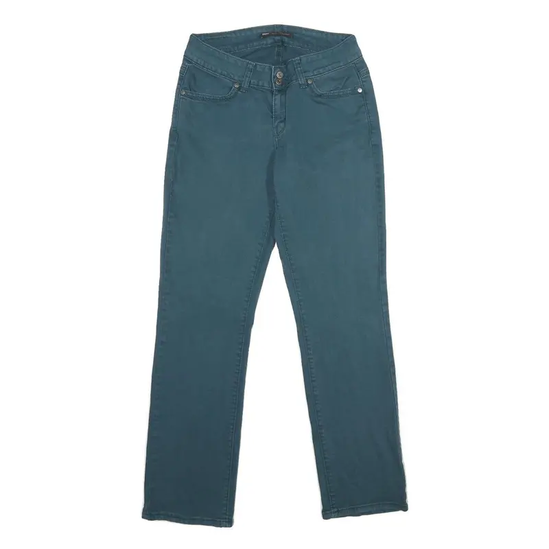 Levi's Womens Jeans Blue Regular Straight Denim W28 L32 529 Curvy Straight Zip 1