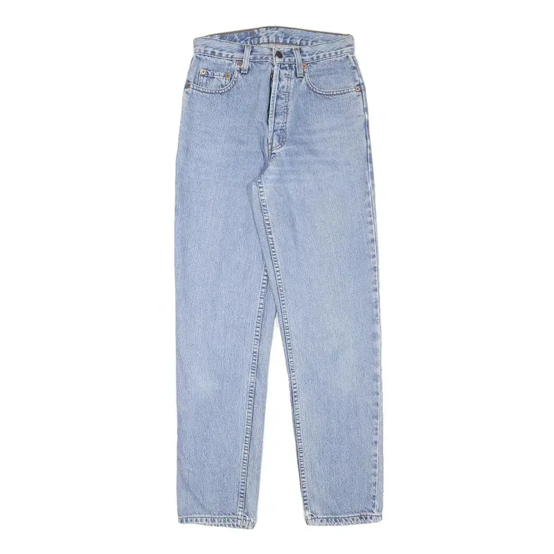 Levi's Womens Jeans Blue Relaxed Straight Denim Light W25 L29 Classic Casual 1