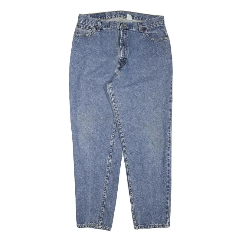 Levi's Womens Jeans Blue Relaxed Straight Denim Medium W32 L29 Casual Zip 1