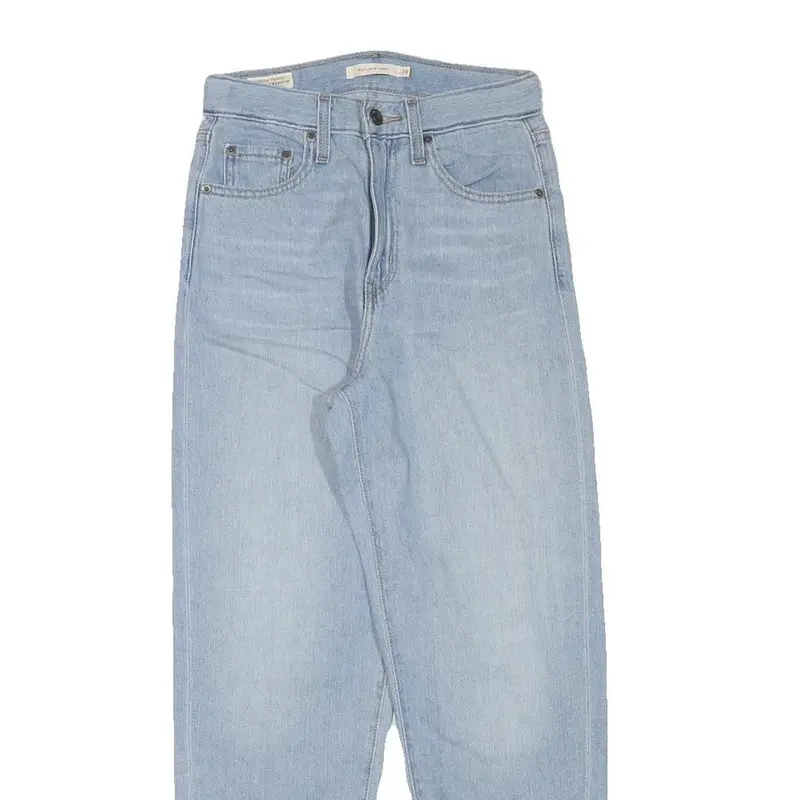 Levi's Womens Jeans Blue Relaxed Tapered Denim Medium W26 L27 Vintage Style 2