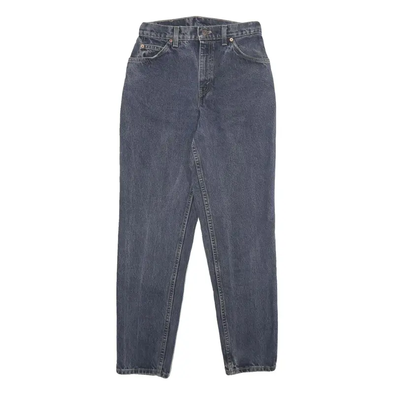 Levi's Womens Jeans Blue Relaxed Tapered Denim Medium W26 L30 951 Model 1