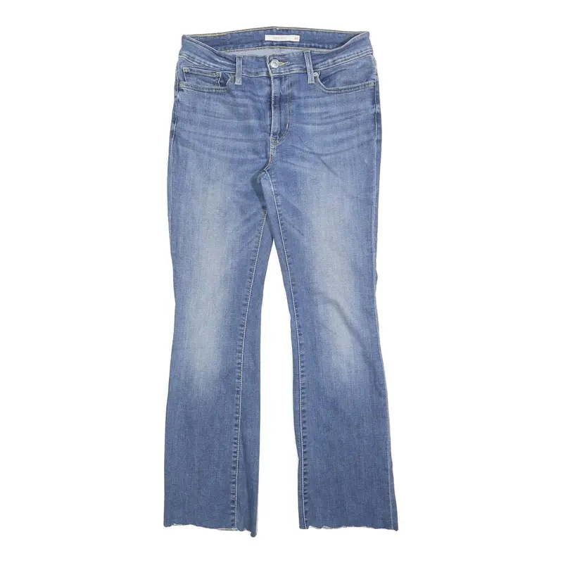 Levi's Womens Jeans Blue Slim Bootcut Denim Light W28 L27 Classic Style 1