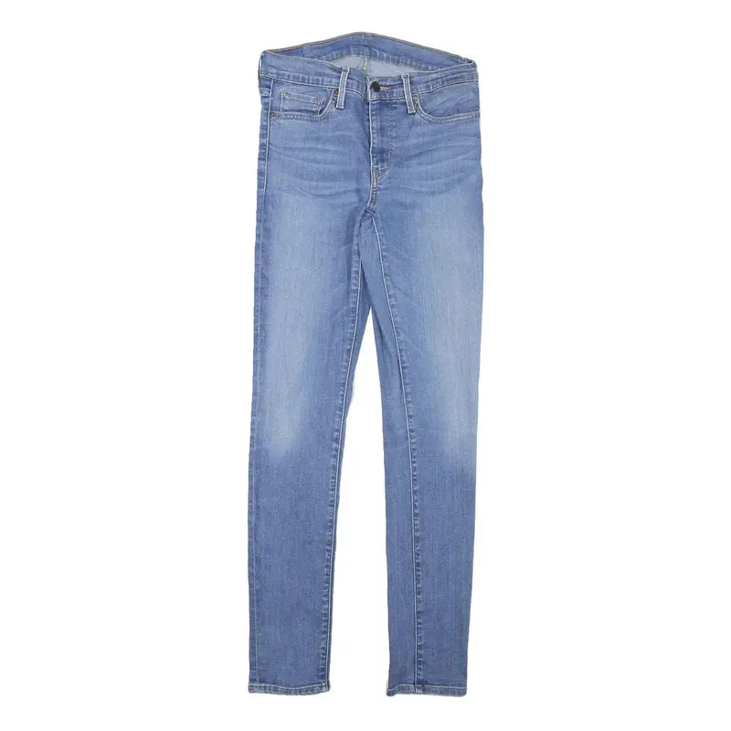 Levi's Womens Jeans Blue Slim Skinny Denim Light W26 L29 Stretch Cotton Blend 1