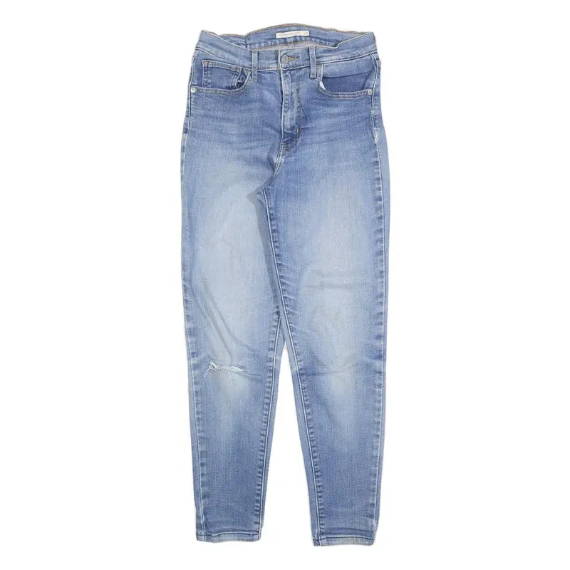 Levi's Womens Jeans Blue Slim Skinny Denim Light W28 L28 Zip Cotton Blend 1