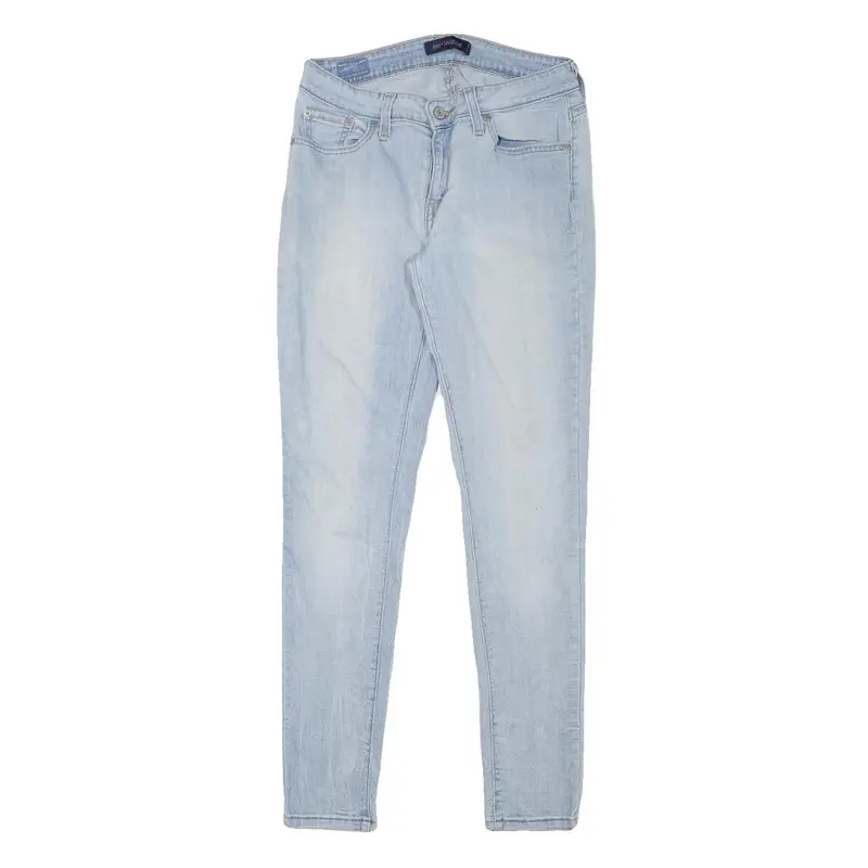 Levi's Womens Jeans Blue Slim Skinny Denim Light W28 L29 Elastic Cotton Blend 1