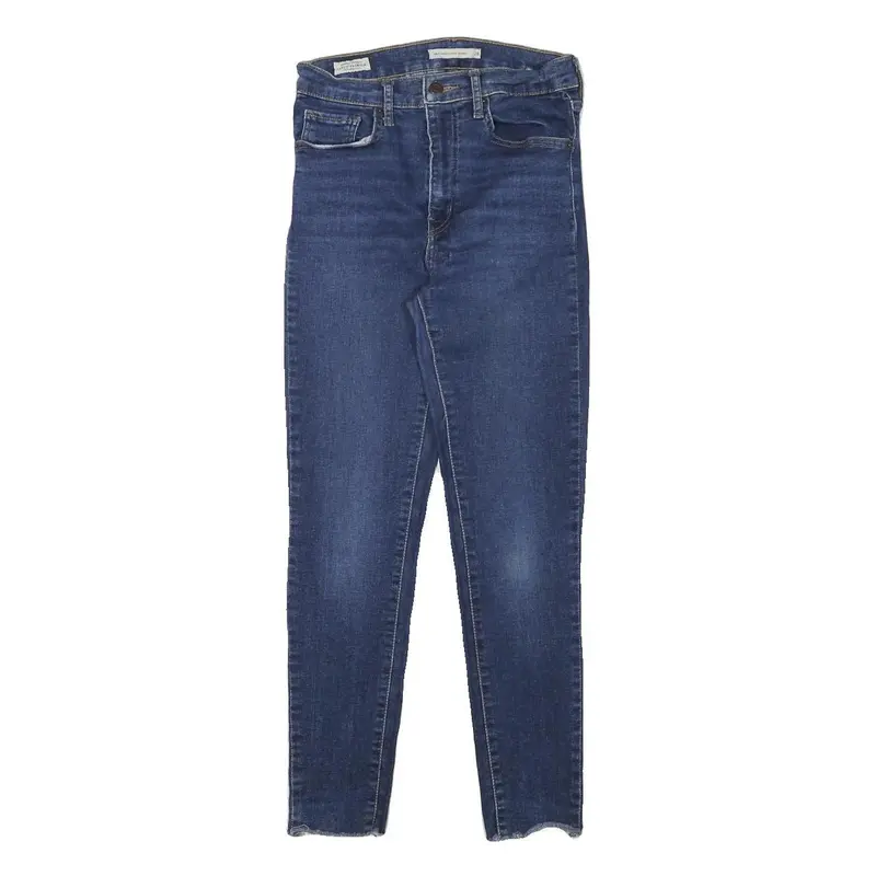 Levi's Womens Jeans Blue Slim Skinny Denim Medium W25 L26 Stretch Zip 1