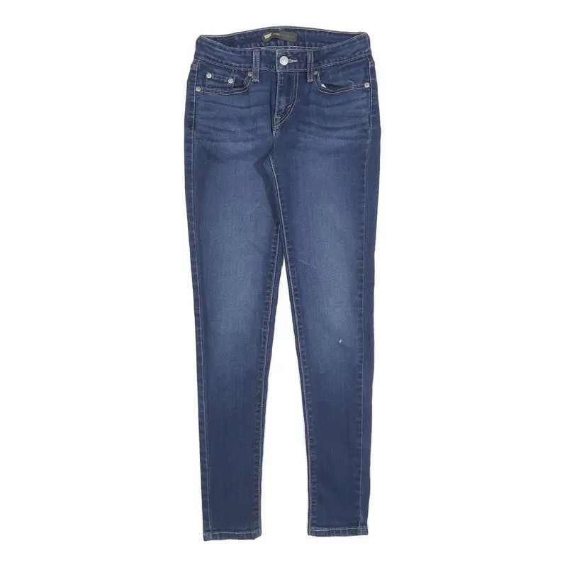 Levi's Womens Jeans Blue Slim Skinny Denim Medium W26 L28 Stretch Cotton Blend 1