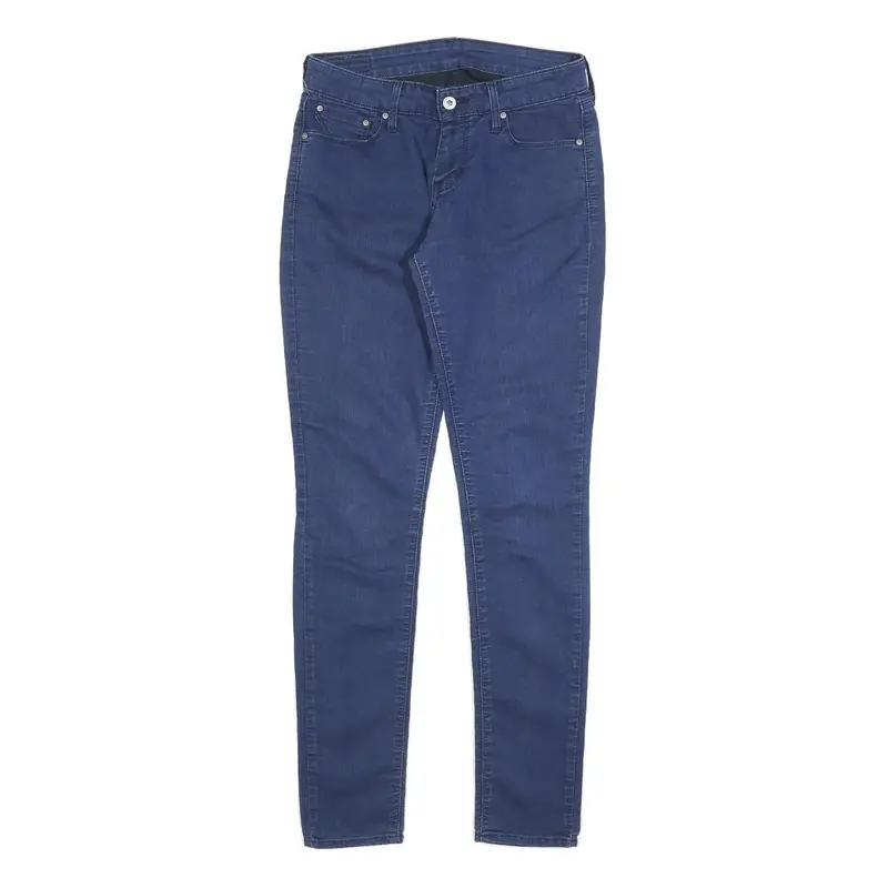 Levi's Womens Jeans Blue Slim Skinny Denim Medium W26 L32 Stretch Cotton 1