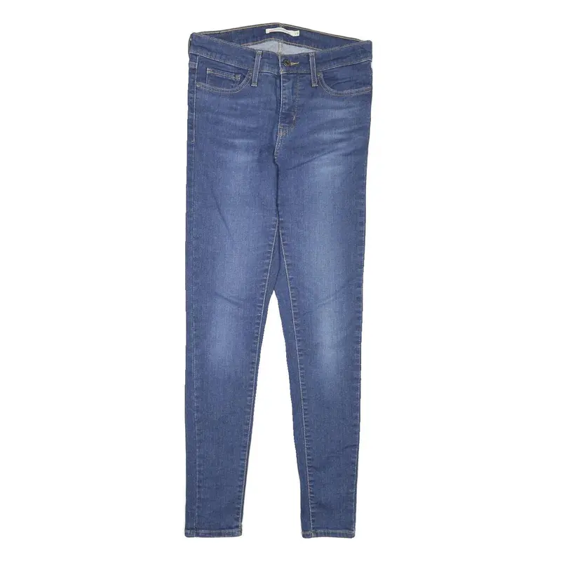 Levi's Womens Jeans Blue Slim Skinny Denim Medium W28 L28 Zip Cotton Blend 1