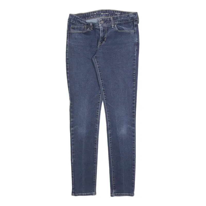 Levi's Womens Jeans Blue Slim Skinny Denim Medium W28 L30 Stretch Zip 1