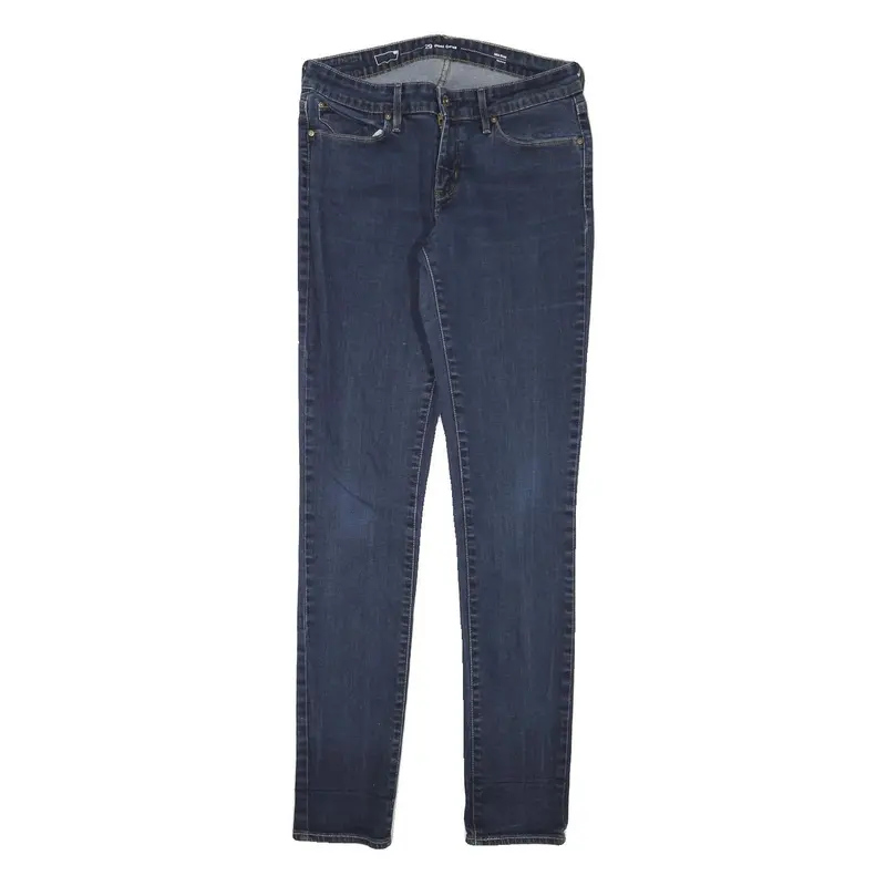 Levi's Womens Jeans Blue Slim Skinny Denim Medium W28 L31 Classic Zip Closure 1
