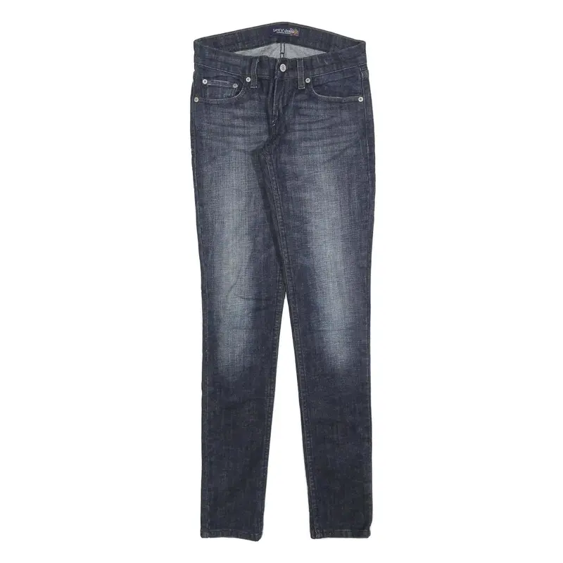 Levi's Womens Jeans Blue Slim Skinny Denim Medium W28 L32 Classic Fit Zip 1