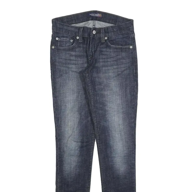 Levi's Womens Jeans Blue Slim Skinny Denim Medium W28 L32 Classic Fit Zip 2
