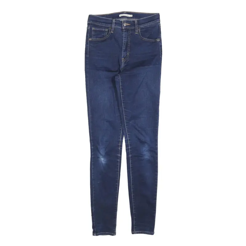 Levi's Womens Jeans Blue Slim Skinny Denim Medium W28 L32 Stretch Zip 1