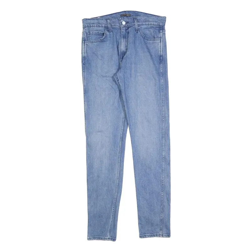 Levi's Womens Jeans Blue Slim Skinny Denim Medium W31 L34 Zip Cotton Blend 1