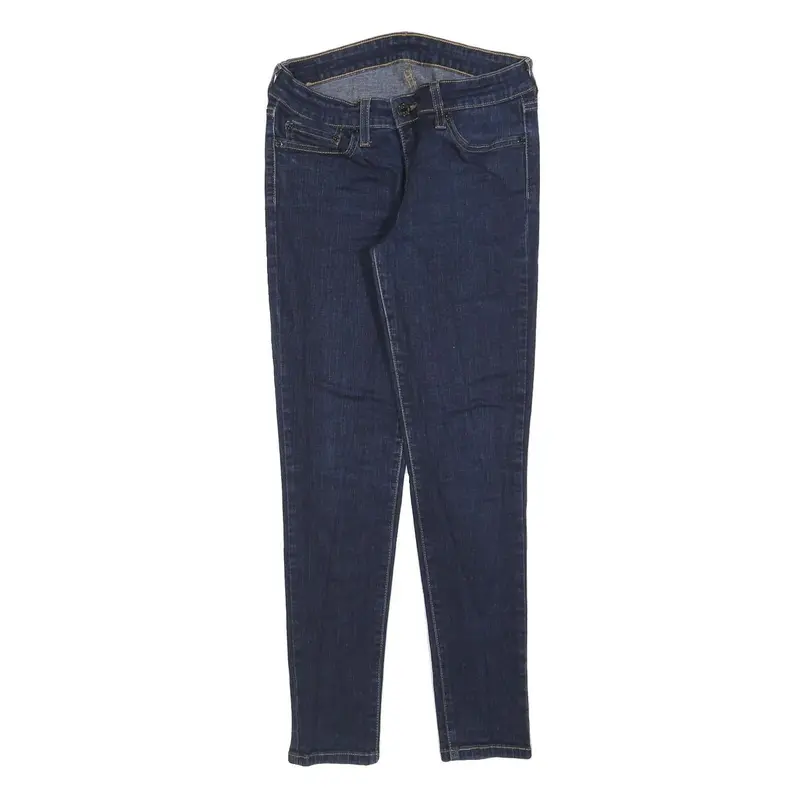 Levi's Womens Jeans Blue Slim Skinny Denim W26 L27 Classic Zip Close 1
