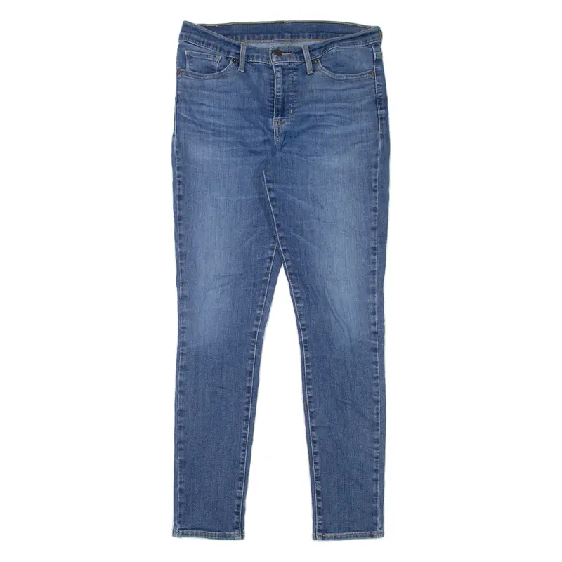 Levi's Womens Jeans Blue Slim Skinny Stone Wash W28 L30 1