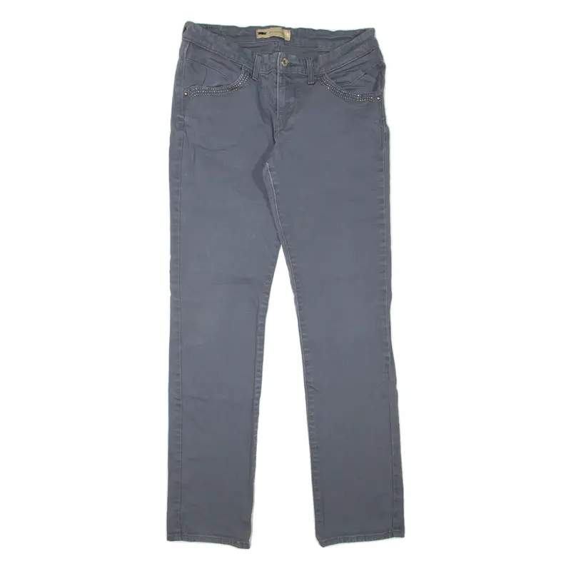 Levi's Womens Jeans Grey Regular Straight W31 L34 1