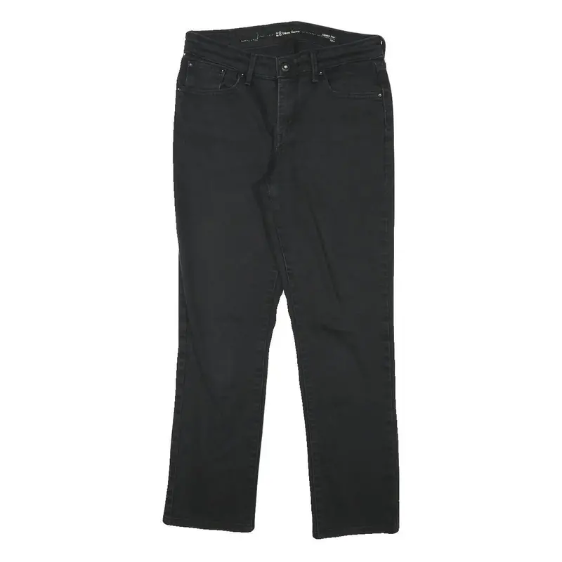 Levi's Womens Regular Black Denim Jeans W28 L25 Zip Closure Classic Fit 1