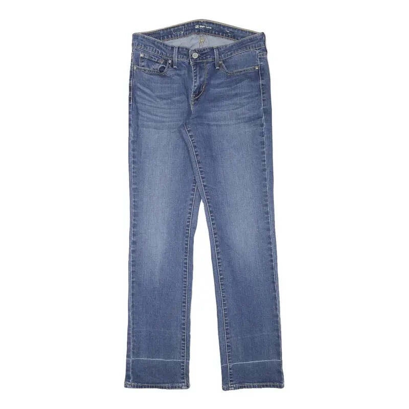 Levi's Womens Regular Blue Denim Light Jeans W28 L29 Stylish Classic Zip Pocket 1