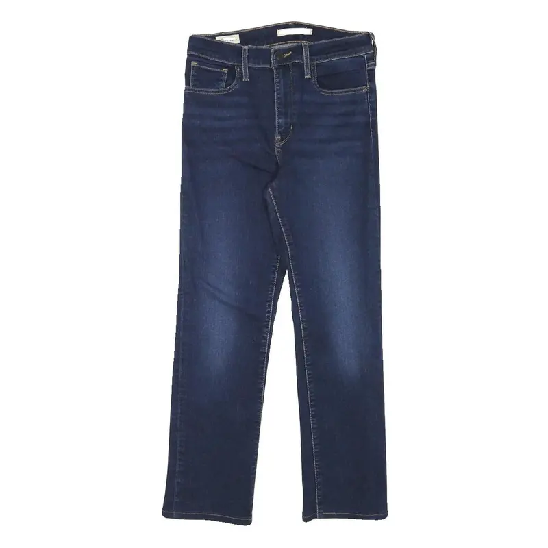 Levi's Womens Regular Blue Denim Medium Wash Jeans W26 L25 Classic Zip Closure 1
