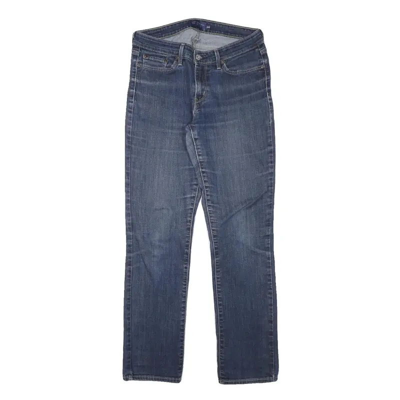 Levi's Womens Regular Blue Denim Medium Zip W30 L29 Classic Jean Pants 1