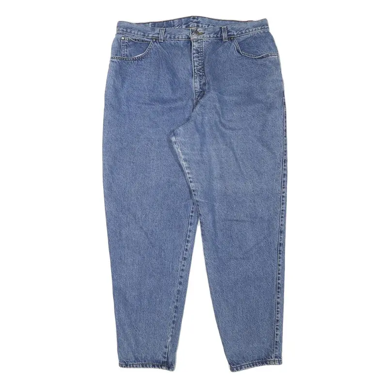 Levi's Womens Relaxed Blue Denim Jeans W36 L29 Classic Fit Zip Closure 1