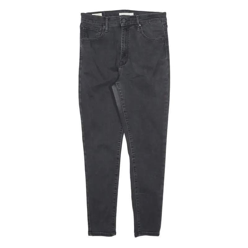 Levi's Womens Slim Black Denim Skinny Jeans Cotton Blend Zip W31 L30 Classic Fit 1