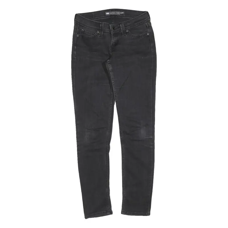 Levi's Womens Slim Black Denim Slim Skinny Jeans Cotton Blend W30 L29 Stylish 1