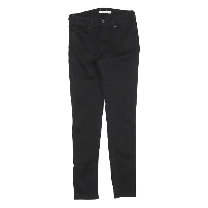 Levi's Womens Slim Black Jeans Denim W26 L30 Stylish Cotton Blend Zip Closure 1